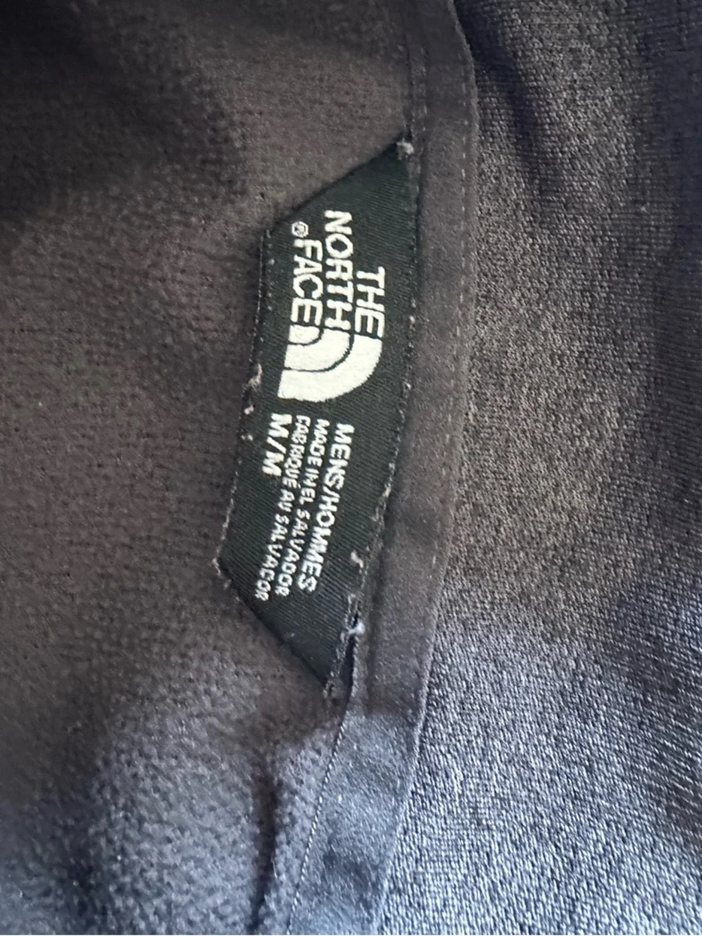 EUC The North Face Men's Charcoal Gray Quarter-Zip Pullover—Medium